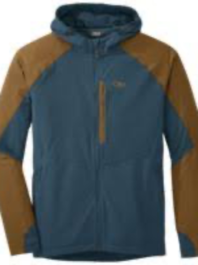 Outdoor Research Men's Ferrosi Hooded Jacket Peacock/Saddle/M/250094